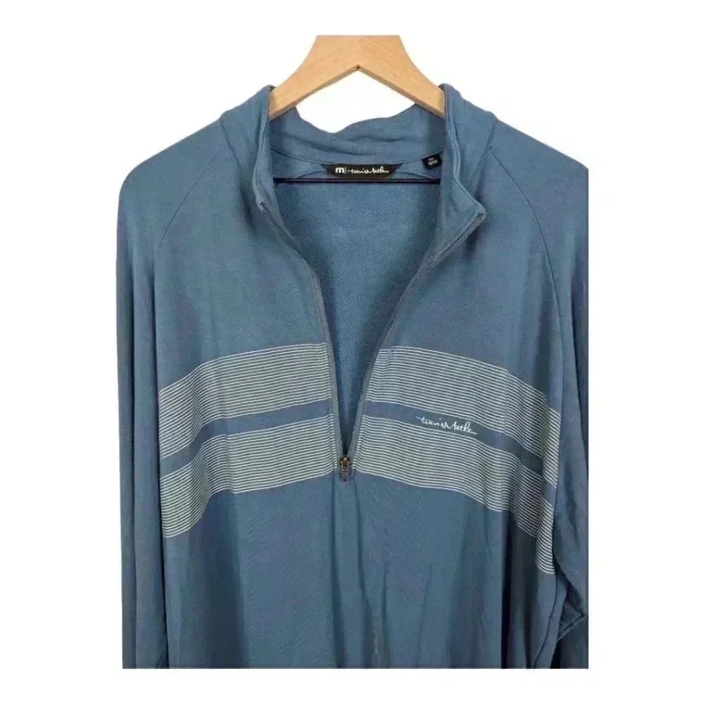 Travis Mathew Golf Quarter Zip Pullover, Blue, Mens XXL - Picture 9 of 12